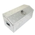 thumbnail image 2 of munirater 30 Inch Trailer Tongue Tool Box Chest Box Diamond Tread Aluminum Heavy Duty Truck Pick Up Underbody Storage Organizer Weather Resistant Seal Planks w/Keys Sliver, 2 of 6