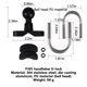 thumbnail image 3 of Riwesomey Embragues de freno de motocicleta de acero inoxidable Montaje de manillar Desmontable PU Heavy Duty Soporte de teléfono para motocicleta Accesorios para motos Riwesomey VI017078-01, 3 of 6
