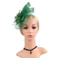 thumbnail image 4 of Women's Fashion Headbands Fascinators Hat Casual Retro Tea Party Headband Wedding Flower Mesh Feathers Hair Clip Mesh Headband for Holiday Party Beach Travel Vacation, 4 of 7