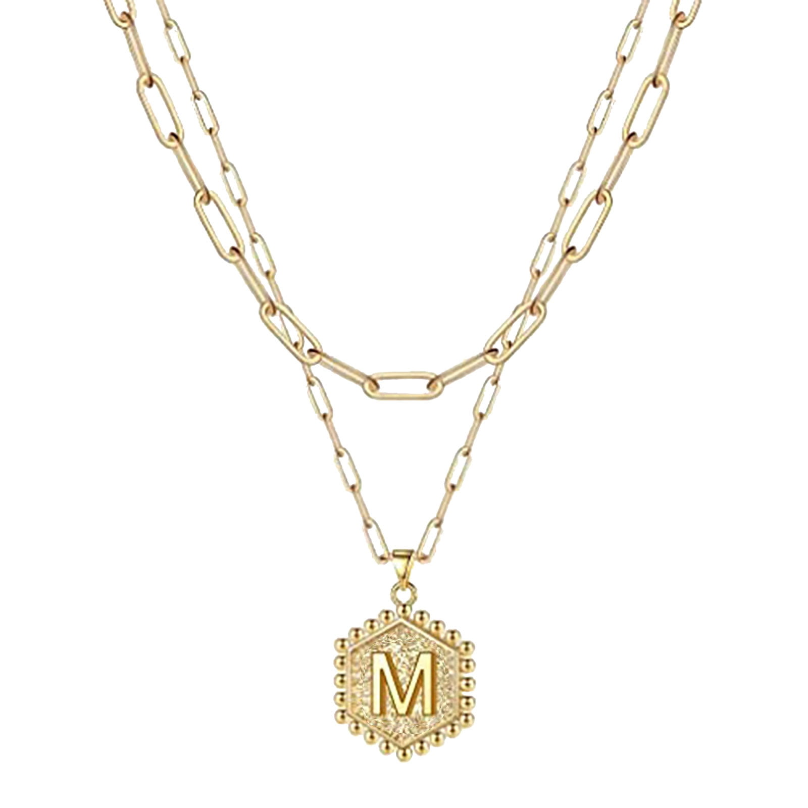 Toyfunny Fashion Women Gift 26 English Letter Name Chain Pendant Necklaces Jewelry Walmart Com