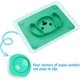 thumbnail image 1 of Mantel Individual de silicona para bebés, plato de alimentación antideslizante para niños pequeños con fuerte succión que se adapta a la mayoría de las bandejas para sillas altas, 1 of 4