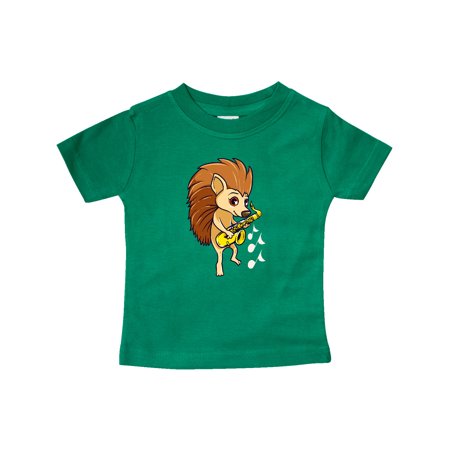 

Inktastic Saxophone Player Funny Music Porcupine Gift Baby Boy or Baby Girl T-Shirt