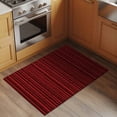 thumbnail image 2 of Area Rug 2 x 3 Ft, Red Plants Texture Indoor Accent Bathroom Rugs for Kitchen/Laundry Room, Vintage Country Trees Pattern Washable Non-Slip Runner Floor Mat for Entryway, Living Room, 2 of 8