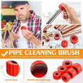 thumbnail image 5 of 24 Pieces Copper Pipe Cleaners, Handy Sized Plumber, Tube Cleaning Brush for Copper, Copper Pipe Cleaner (3 Sizes), 5 of 8
