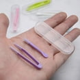 thumbnail image 4 of Paquete de 5 pinzas portátiles para lentes de contacto, herramienta de inserción y extracción de lentes de contacto con ventosa y estuche, kit de viaje, 4 of 5