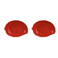 thumbnail image 1 of Cateissary Bandeja de aperitivos de dulces Cesta de frutas Mano de obra fina Accesorios para el hogar Tamaño compacto Suministros de boda Rojo 2piezas, 1 of 6