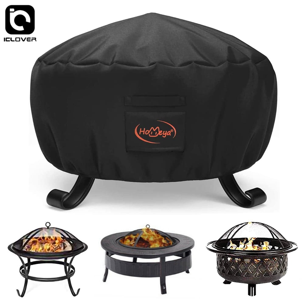 BBQ Gas Grill Cover Round Patio Fire Pit Barbecue Waterproof Outdoor Protection BBQ Gas Grill Cover Round Patio Fire Pit Barbecue Waterproof Outdoor Protection