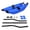 Blue, variant on PVC Inflatable Kayak Outrigger Float Balancing Canoes Outrigger Kayak Inflatable Outrigger Float Balancing Boats Part