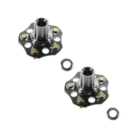 Rear Wheel Hub Set 2 Piece - Compatible with 2003 - 2011 Honda Element 2004 2005 2006 2007 2008 2009 2010