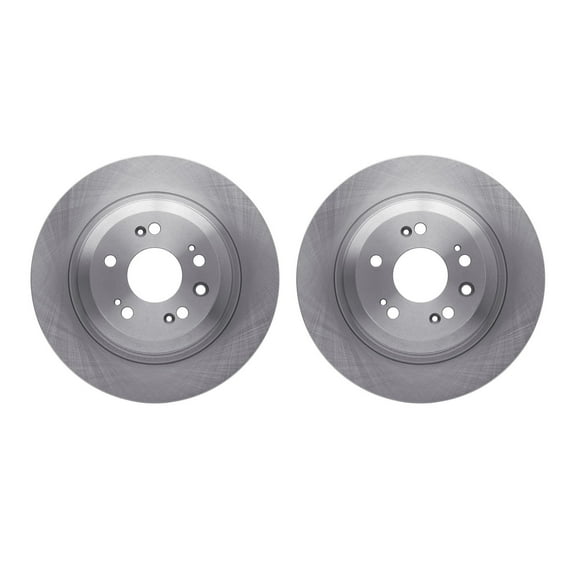 Dynamic Friction Company Rear Brake Rotors 6002-58023