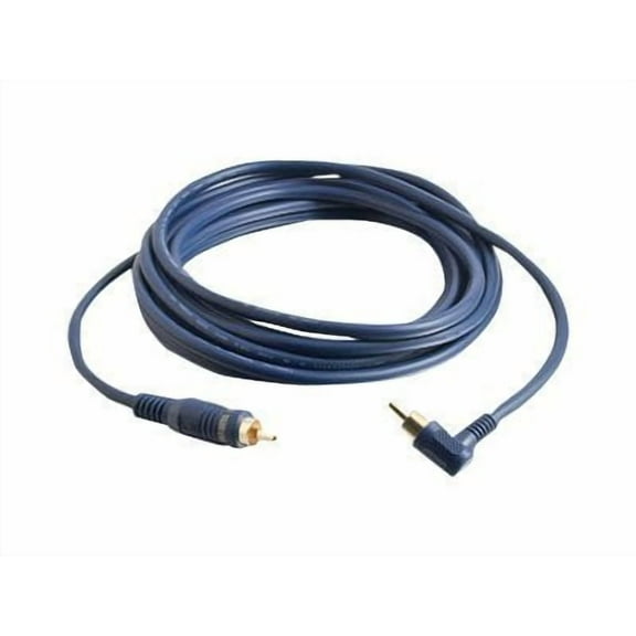C2G 29180 12Ft Velocity Right Angled Subwoofer Cable