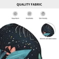 thumbnail image 5 of Salouo Black Panther Floral Illustration Print Unisex Beanie Hat,Knitted Baggy Skull Cap Winter Warm Hats Beanie Sleep Hats Cancer Headwear Caps for Women & Men 1 Pieces, 5 of 7