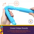 thumbnail image 3 of Suministros especiales Tubos divertidos para tirar y estirar para niños: juguete para abrir, doblar, construir y conectar, proporciona juego sensorial táctil y auditivo, plástico colorido y resistente, 3 of 5