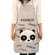 thumbnail image 1 of EeaseMX Delantal impermeable estampado con correa para el hombro y delantal de cocina suelto y resistente a la grasa (Panda), 1 of 7