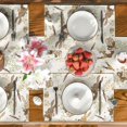 thumbnail image 2 of Queilt 4 Pack Placemats, Washable Rabbit Carrot Easter Eggs Pattern 30 x 45 cm for Spring Banquet Kitchen Party Decoration, 2 of 5