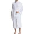 thumbnail image 4 of Fashion Olyvenn Men's Ihram Towel Set for Hajj Umrah 2 Piece White Terry Cloth Ihram with Tassels White Free Size, 4 of 9