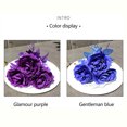 thumbnail image 4 of Bojue 1 pcs 60cm simulation multicolor black rose flower home wedding living room decoration ornaments, 4 of 13