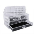 thumbnail image 4 of SalonMore Clear Jewelry Cosmetic Organizer 4 Drawer Drawer Makeup Case Storage Holder Box, 4 of 6