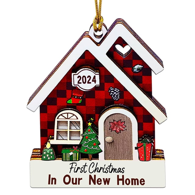 Primera Navidad en Nuestro Nuevo Adorno para El Decoraciones Colgantes