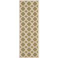 thumbnail image 1 of Safavieh Courtyard Green Indoor Outdoor Rug - Runner 2'3" x 10', 1 of 3