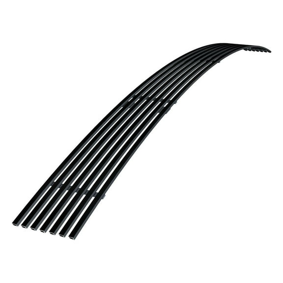 APS Compatible with Nissan Altima 2007-2009 Sedan Lower Bumper Stainless Steel Black 8x6 Horizontal Billet Front Grill Grille Insert N66477J