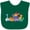 Green, variant on Inktastic Cute Dinosaurs Boys or Girls Baby Bib