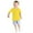 Yellow, variant on Dpytoraw Boys Cotton Shirts Summer Toddler Button Down Shirt Short Sleeve Beach Hawaii Casual Solid Tops Size 7-8 Years