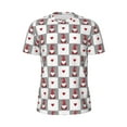 thumbnail image 6 of Rocae Gnomes and Hearts for Men's Mesh Quick-Dry Short Sleeve Workout T-Shirt,Mens Crew Neck Tee Lightweight Soft Classic T Shirts X-Large, 6 of 8