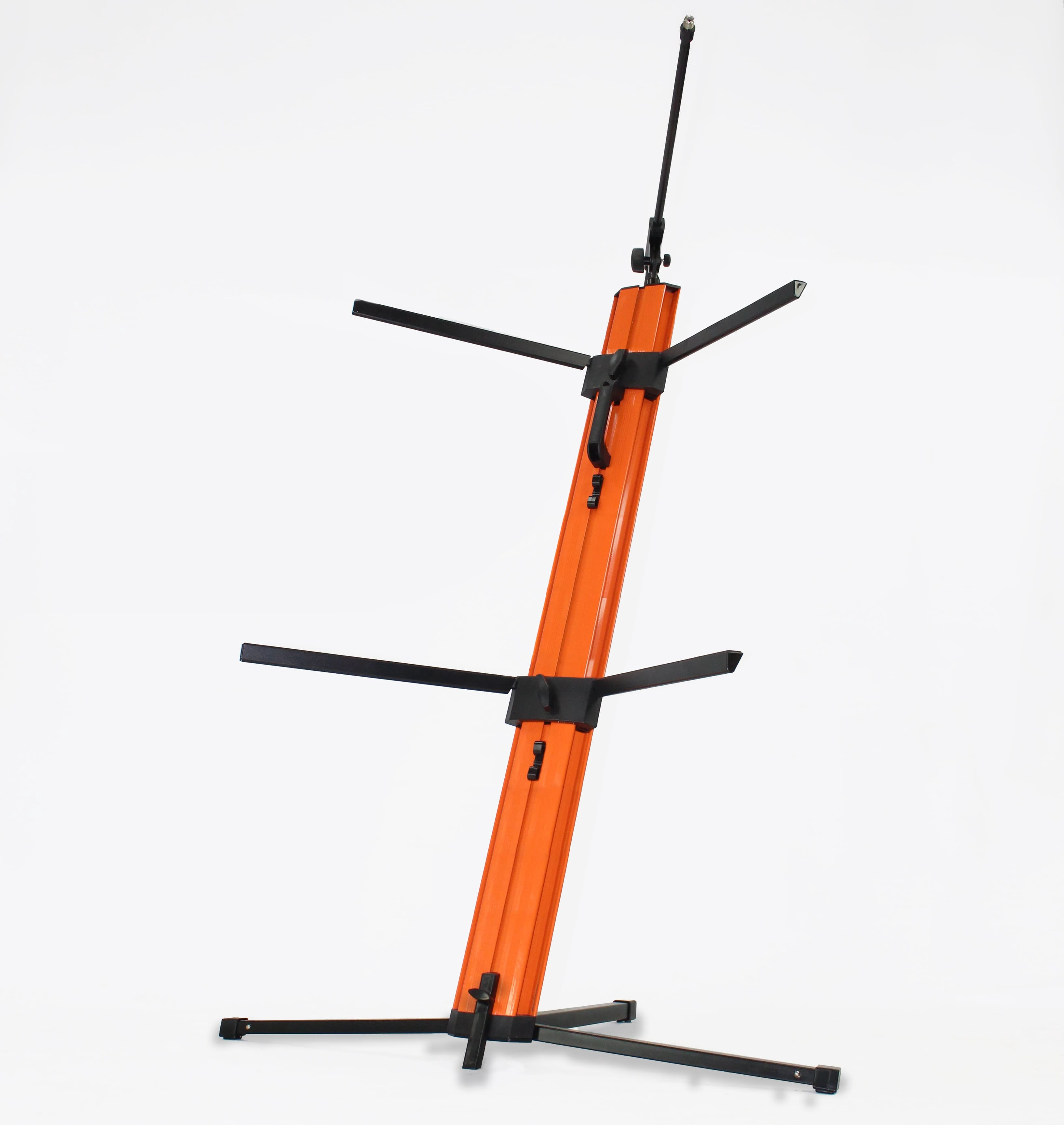 Double Electronic Keyboard Stand - Studio Piano Mount for DJ Professional Stages