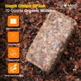 thumbnail image 2 of Gro-Med Coconut Coir Husk Chips, Organic Mulching Medium for Orchid Potting Soil, 2 Bricks (500g Each), 2 of 9
