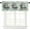Green, variant on Christmas Valance Curtains for Windows, Christmas Tree White-Red Elegant Kitchen Valances for Windows Heat Insulated, Window Treatments for Kitchen Bathroom Bedroom 54 x 18 inch