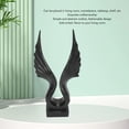 thumbnail image 5 of NFTIGB Abstract Wing Sculpture Artistic Decorative Resin Wing Statue Ornament for Living Room Office Black (18.1 inches / 46 cm), 5 of 9
