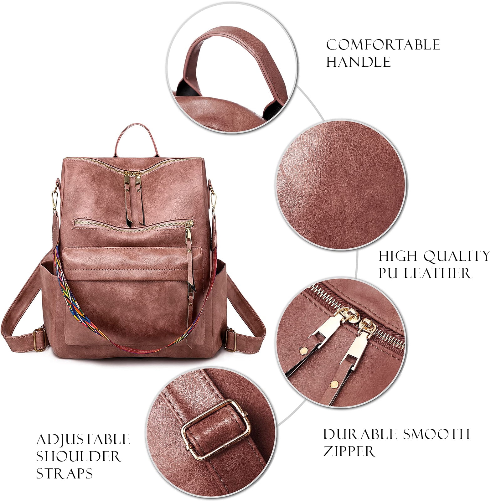 Yomym Women's Designer Leather Crossbody Bag