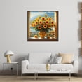 thumbnail image 3 of Kit Punto Cruz Con Girasol Hilo Algodón Ecológico Bordado 11CT 40x40cm, 3 of 9