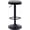 Pu Grey, variant on Swivel Round Bar Stools Set of 1 Backless Adjustable Counter Height Barstools Modern Industrial PU Leather Bar Stool Chair for Kitchen/Home Bar/Pub/Bistro/Office, Retro Brown
