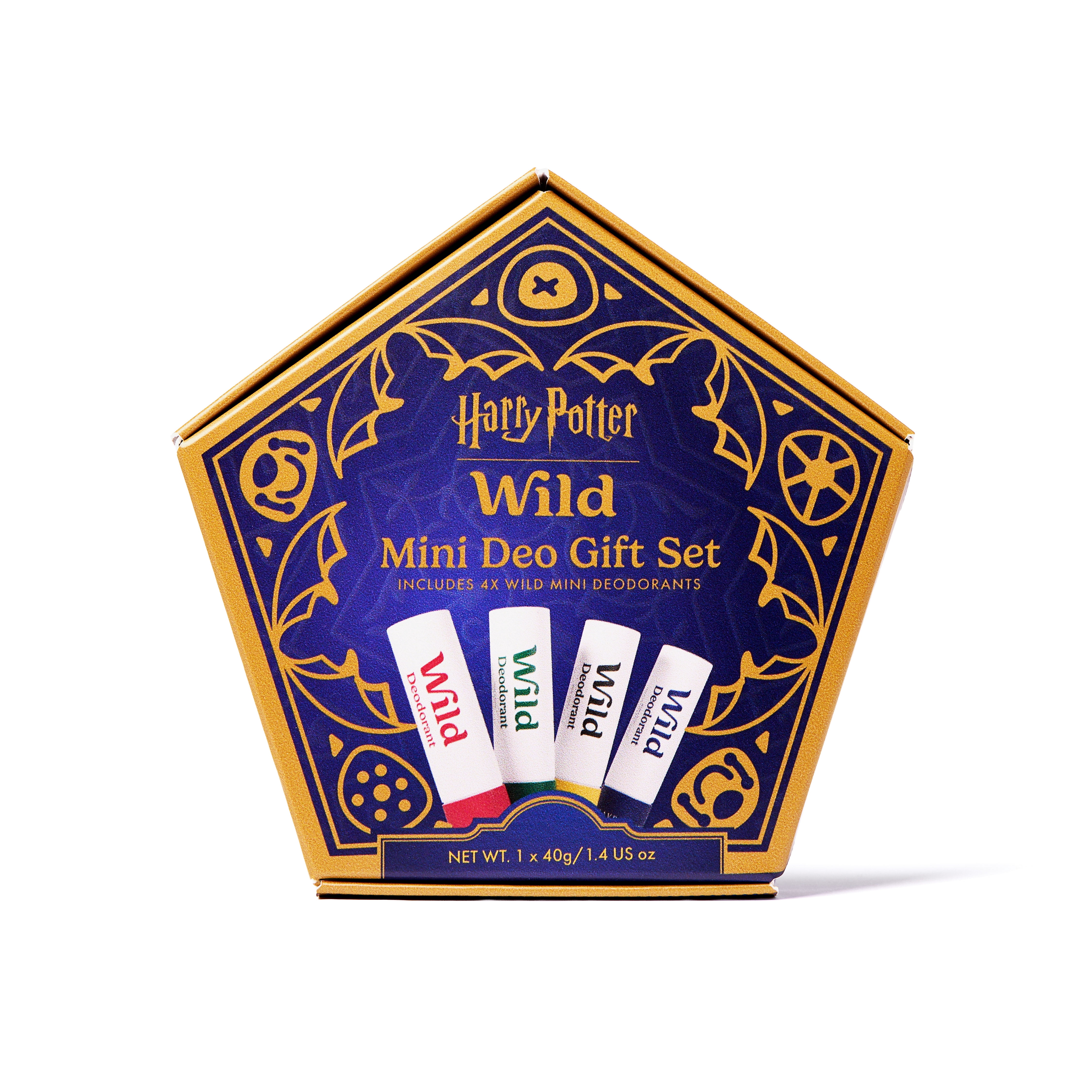Wild Harry Potter Chocolate Frog Body Care Gift Set, 5.6 Oz. Includes 4 Mini Deodorants