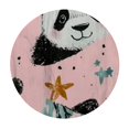 thumbnail image 4 of Patifu Panda Bears Stars Pastel Round Tablecloth | Stain-Resistant and Washable | Ideal for Indoor and Outdoor Use | 100% Polyester Fiber | Outdoor Fitted Waterproof 46"-50, 4 of 8