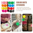 thumbnail image 3 of PAMINGONO Colored Dot Stickers Self Adhesive Round Label Stickers for Office and Home Use, 3 of 7