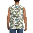 thumbnail image 4 of Fotbe Men's Funny Chicken Print Men's Sleeveless Muscle Tank Tops Casual T-Shirts for Gym Workout Beach-Small, 4 of 8