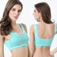 thumbnail image 2 of Women Lace Genie Bra Wireless Sports Underwear Breathable Sexy Shockproof Bralettes Fitness Yoga, 2 of 5