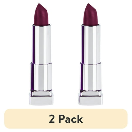 (2 pack) Maybelline Color Sensational The Creams, Cream Finish Lipstick Makeup, Blissful Berry, 0.15 oz.