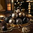 thumbnail image 2 of DecorbyHannah Christmas Ornaments Decorations,21ct  Christmas Tree Ornaments Set, Shatterproof Leopard Theme Decorative Hanging Ball Ornament for Christmas Halloween Tree Table Decor, 2 of 6