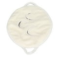 thumbnail image 3 of Reusable Face Towel, Ear Hanging Hot Compress Skin Friendly Fine Stitching Facial Moisturizing Towel 3 Holes Accelerate Circulation  For Beauty Salon, 3 of 8