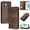 Brown, variant on Case for Samsung GalaxyS10 lite Wallet-style phone case with card slot and folding stand, PU leather magnetic flap cover, providing comprehensive protection
