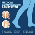 thumbnail image 6 of Compression Stockings for Men 20-30mmHg for Achilles Tendon - Navy, X-Large, 6 of 9