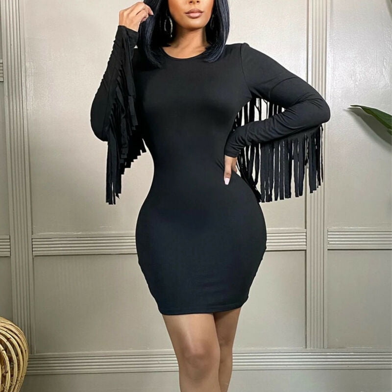 Long Sleeve Tight Dress