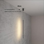 Ozarke Nordic Modern Minimalist LED Linear Pendant