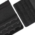 thumbnail image 4 of 6 Pieces Women's Soft Comfortable Elastic Bra Extenders Bra Extension Strap 4 Hook 3 Row Lady's Bra Extender Bra Band, 4 of 5