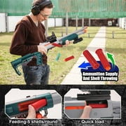 30-Inch Foam Blaster with Flashlight – Shell Ejecting, Manual Loading Spring Soft Dart Blaster for Outdoor Fun 14+ Years Old