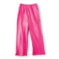 thumbnail image 1 of Pantalones capri cortos de punto de algodón para mujer con cintura elástica, color fucsia, talla XL, 1 of 3